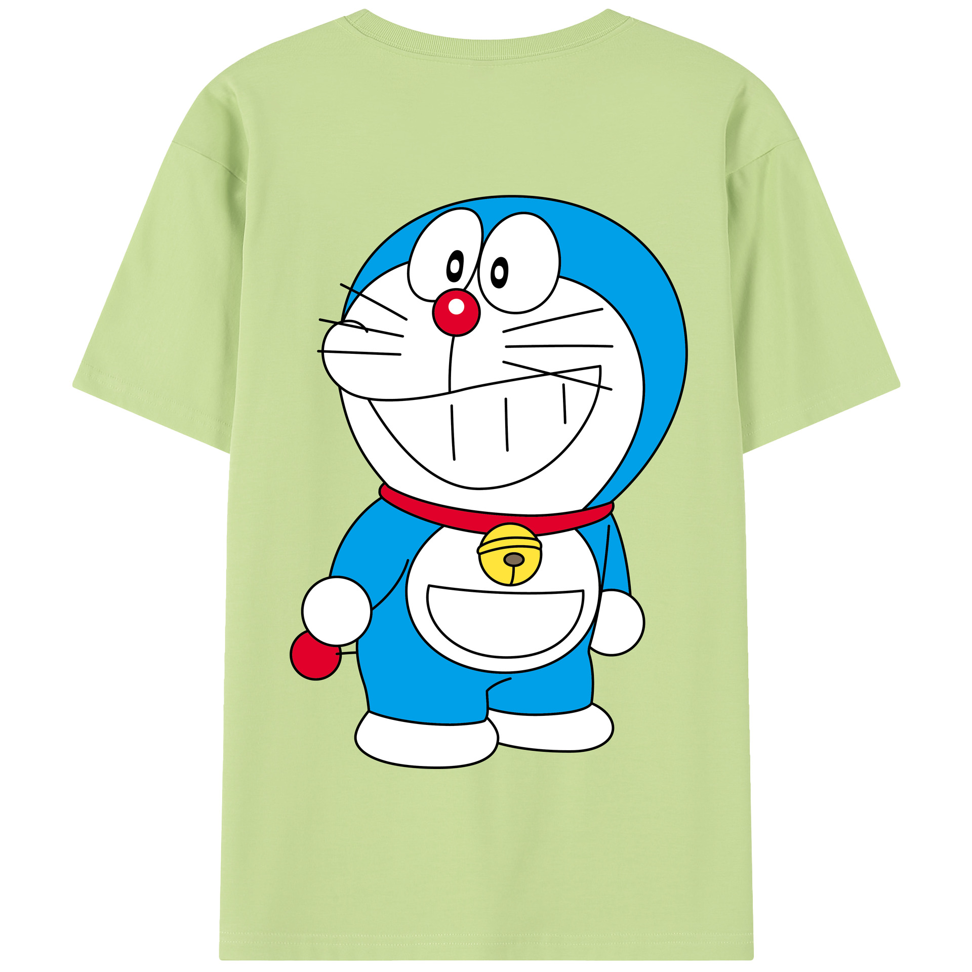 （画像用） ドラえもん Doraemon 綿100％半袖Tシャツ（背面プリント）